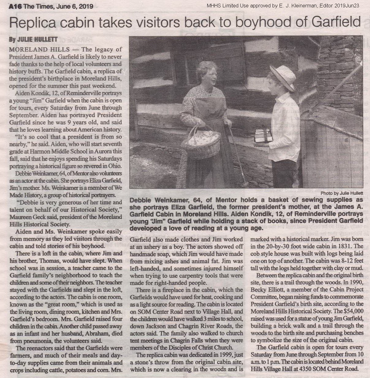 20190606ChagValTimesJulieHullettDebbieWeinkamerAidenKondikGarfieldCabin